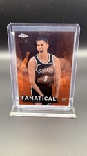 2025-26 Topps Chrome Update NBA Egor Demin Fanatical RC #FAN-18 Orange 24/25 SSP picture