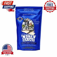 Light Grey Celtic Sea Salt 1 Pound Resealable Bag – Additive-Free, Delicious Sea picture