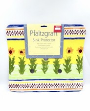 Vintage Pfaltzgraff PISTOULET Sunflower Sink Protector Mat Discontinued Pattern picture