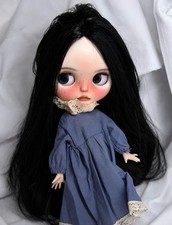 OOAK Blythe Doll - Vintage Girl - Custom Hand-Painted Makeup, Freckles picture