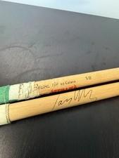 Metallica Lars Ulrich Autograph Concert Used Drumsticks Set of 2 80s/90s Concert picture