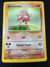 Hitmonchan Holo Rare Base Set 007/102 LP picture