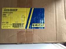 Copper Clevis Hanger Number 402   3 inch Lot Of 25 Pc In 1 Box Erico 4020300CP picture