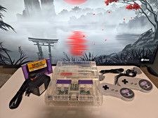 *RESTORED* Super Nintendo Entertainment System SNES Console Bundle with Games picture