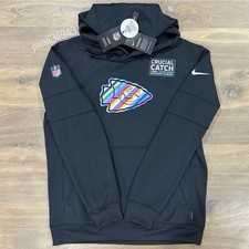 AUTHENTIC Nike Kansas City Chiefs 2020 Crucial Catch Hoodie Mens NFL Sideline picture