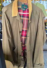 Vintage 80’s-90s J Crew Oarsman Chore Barn Jacket Mens Large Corduroy Collar  picture