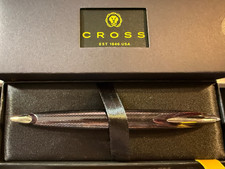 Cross Verve Merlot Ballpoint Pen with 18 Karat White Gold Appointments  New picture