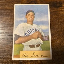 1954 Bowman - Bill Serena #93 - Chicago Cubs picture