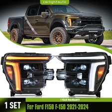 1Set LED Projector Headlight For Ford F150 F-150 2021 2022 2023 2024 Head Lamps picture