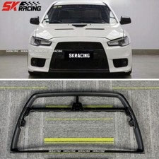 For 2008-2015 Mitsubishi Evolution EVO Front Bumper Surround Grille Matte Black picture