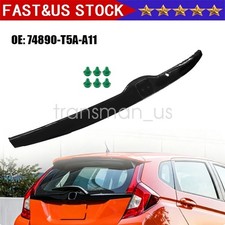 NEW Rear Tailgate License Plate Trim Molding Black For 2015-2019 2020 Honda Fit picture