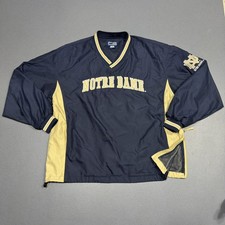 Vintage Crable Sportswear Notre Dame Fighting Irish Windbreaker Jacket Mens L picture
