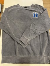 Duke Blue Devils Oarsman 913 Sweatshirt Mens XL Gray Embroidered NCAA RARE picture