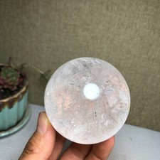 60mm Natural white crystal sphere ball Crystal Quartz specimens 325g A3704 picture