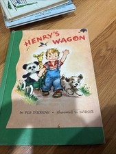 Vintage Henry’s Wagon 1946 Children’s Book Hardcover picture