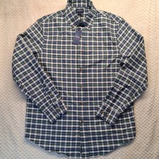 Noah NYC Western Oxford Button Down Tartan Plaid Shirt Long Sleeve Men’s Size S picture