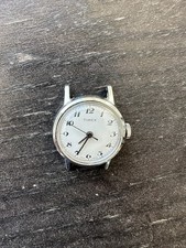 Timex Watch Head Only - Running Condition - Classic White Dial⁠ picture