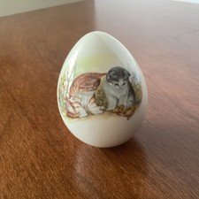 VTG Adorable Porcelain Easter Egg Kittens & Chicks “New Friends” picture