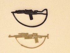 Kenner Star Wars Vintage AT-AT Driver Rifle (Black) & Rebel Commando Rifle picture