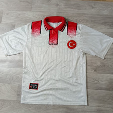 TURKEY Football Shirt 1996 1998 Vintage adidas Away Jersey Euro 96 SOCCER size M picture