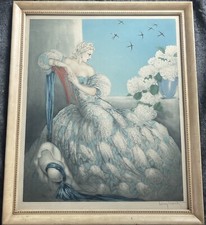 LOUIS ICART “Symphony In Blue” 1936, Original Etching, Signed and Stamped picture