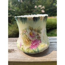 Antique R.S. Prussia Double Hidden Image Cracker biscuit Jar Porcelain No Lid picture