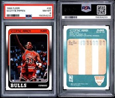 1988-89 Fleer #20 SCOTTIE PIPPEN RC PSA 8 Chicago Bulls - HOF picture