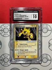 NEW CGC 10 GEM Spanish Pokemon ex Ruby & Sapphire Electabuzz ex Holo 97 PSA 8027 picture