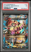 Primal Groudon EX PSA 1 2015 Pokemon Xy Primal Clash #151 picture