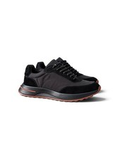 Loro Piana Week End Walk Sneakers Men’s 10.5 Black Storm System FAQ2222 picture