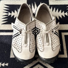 Privo by Clarks White Perforated Leather Bungee Slip-On Shoes Women's Size 9 picture