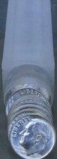 1955 (P) CHOICE BU ORIGINAL ROLL SILVER ROOSEVELT DIMES picture