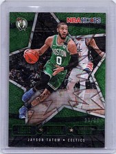 2020-21 Hoops #6 Jayson Tatum Lights Camera Action Green Explosion #/89 picture