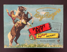 Vintage Roy Rodgers Paint Set King of the Cowboys with Pictures NIB picture