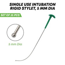 25 Pcs Intubation Rigid Stylet Single Use Sterile Intubation Stylet Pack picture