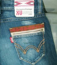 HOT JAPAN Men's EDWIN XV 434XVS RELAXED STRAIGHT VELVET TRIM 7 Pcks Jeans 32 x32 picture