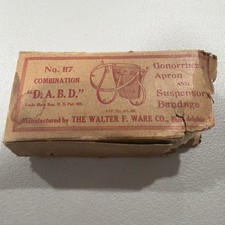 Antique Medical Quackery Box No. 117 Walter F Ware Co Pharmacy Ephemera, PA picture