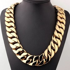Men's Heavy 316L Stainless Steel Cuban Miami Link Chain Necklace Bracelet picture