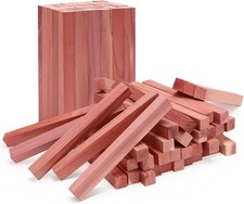 Homode Cedar Blocks for Clothes Storage, 50Pcs Cedar Sticks, Aromatic Red Ced... picture