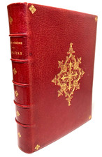 1873 ST TERESA AVILA La Priere LESORT MOROCCO SILK Fine Binding Catholic picture