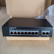 8CH 10Port POE Power Over Ethernet Switch Metal For IP Camera system NVR CCTV picture