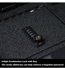 Center Console Vault Safe Box Comb And Key Silver1500 GMC Sierra 1500 14-18 Gmid picture