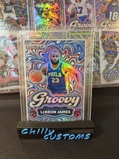 Chilly Customs LeBron James Philadelphia 76ers Prizm Groovy Art Card picture