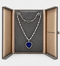 Titanic Heart of the Ocean Replica Necklace – Approx. 24ct CZ Center – 16.5
