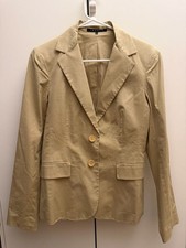 Theory Beige Cotton Blazer picture