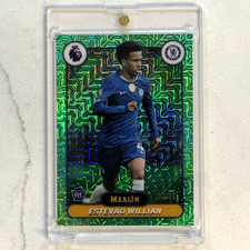 2025-26 Topps Merlin #63 Estevao Willian Rookie Green Mojo Rc /99 picture