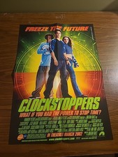 Nickelodeon Clockstoppers Movie Double Aided 2003 Vintage Fold Out Poster  20x16 picture