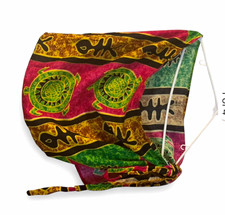Women's Multicolor Turtle Graphic Print y2k Wrap Sarong Style skirt,one size picture