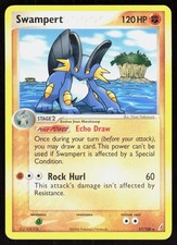 Swampert 27/100 Rare EX Crystal Guardians Pokemon EN Lightly Played picture