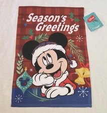 Mickey Mouse Disney Season's Greetings Garden Flag (12.5